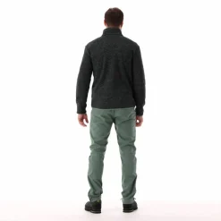 Giacca ibrida in pile da uomo in Knit Tech melange