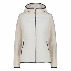 Giacca ibrida in pile knit tech da donna