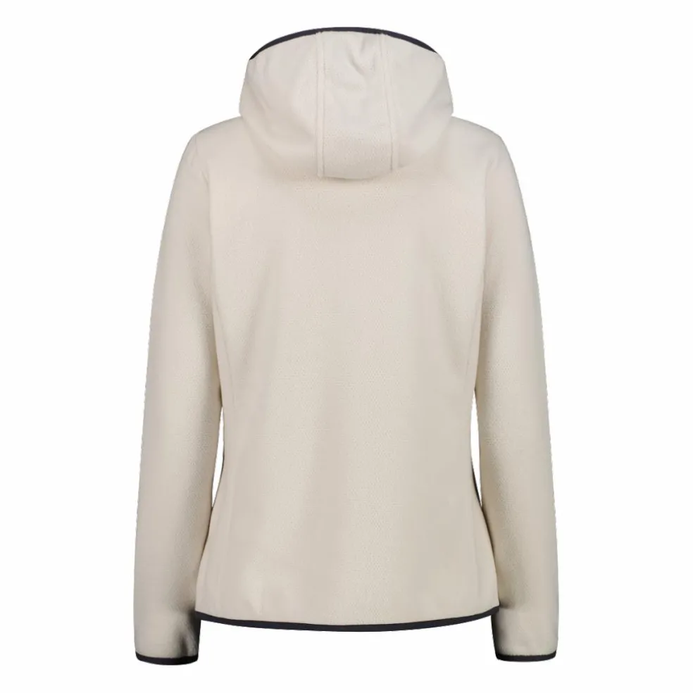 Giacca ibrida in pile knit tech da donna