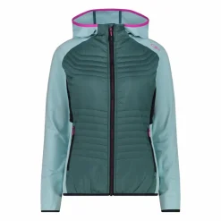 Giacca Ibrida Unlimitech in Stretch Performance con cappuccio da Donna