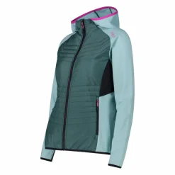 Giacca Ibrida Unlimitech in Stretch Performance con cappuccio da Donna