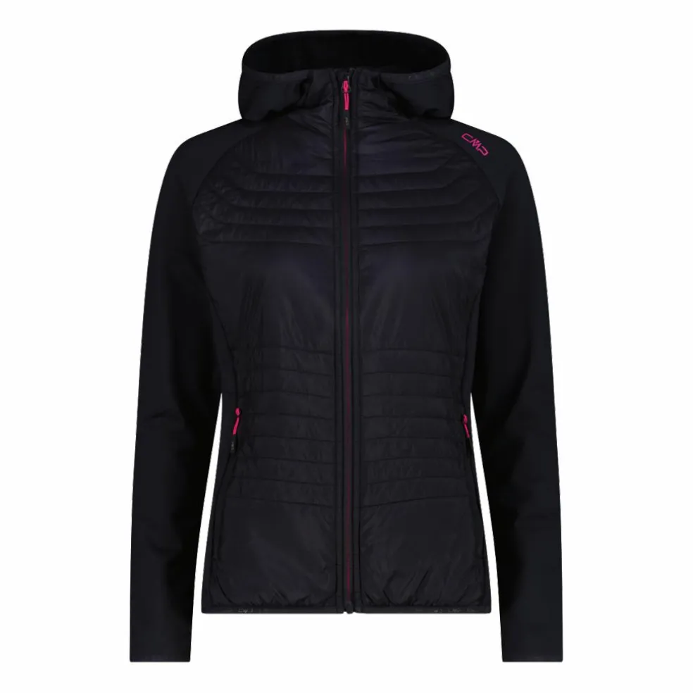 Giacca Ibrida Unlimitech in Stretch Performance con cappuccio da Donna