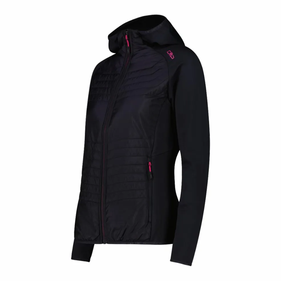 Giacca Ibrida Unlimitech in Stretch Performance con cappuccio da Donna
