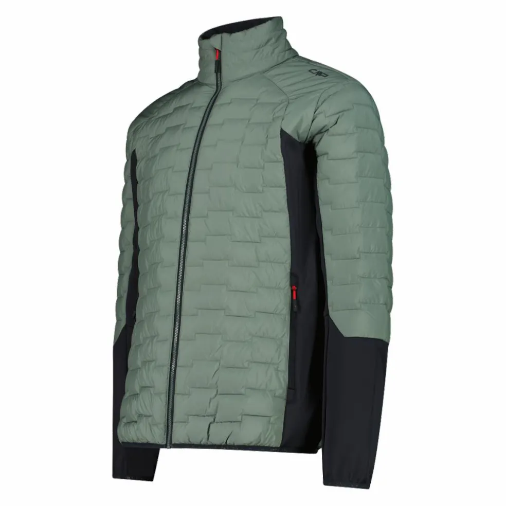 Giacca ibrida uomo imbottita con PrimaLoft Black thermoplume Unlimitech