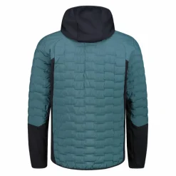 Giacca ibrida uomo imbottita Unlimitech con PrimaLoft® Black ThermoPlume con cappuccio