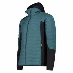 Giacca ibrida uomo imbottita Unlimitech con PrimaLoft® Black ThermoPlume con cappuccio