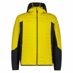 Giacca ibrida uomo imbottita Unlimitech con PrimaLoft® Black ThermoPlume con cappuccio