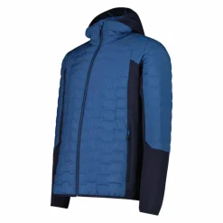 Giacca ibrida uomo imbottita Unlimitech con PrimaLoft® Black ThermoPlume con cappuccio