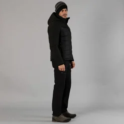 Giacca imbottita da uomo con cappuccio staccabile
