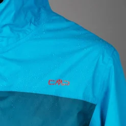 Giacca impermeabile da uomo ripiegabile con cappuccio
