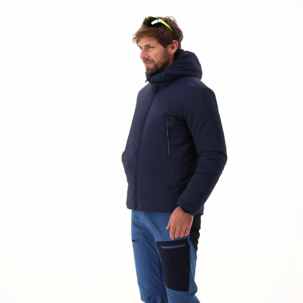 Giacca impermeabile da uomo ripiegabile con cappuccio