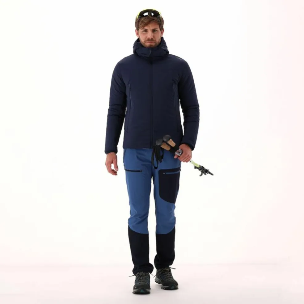 Giacca impermeabile da uomo ripiegabile con cappuccio