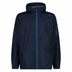 Giacca impermeabile da uomo in Ripstop ripiegabile con cappuccio
