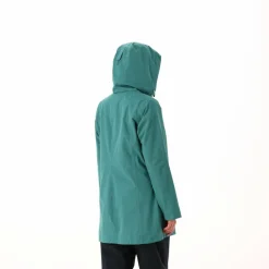Giacca impermeabile lunga da donna in Ripstop