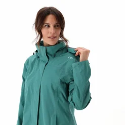 Giacca impermeabile lunga da donna in Ripstop