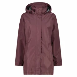 Giacca impermeabile lunga da donna in Ripstop