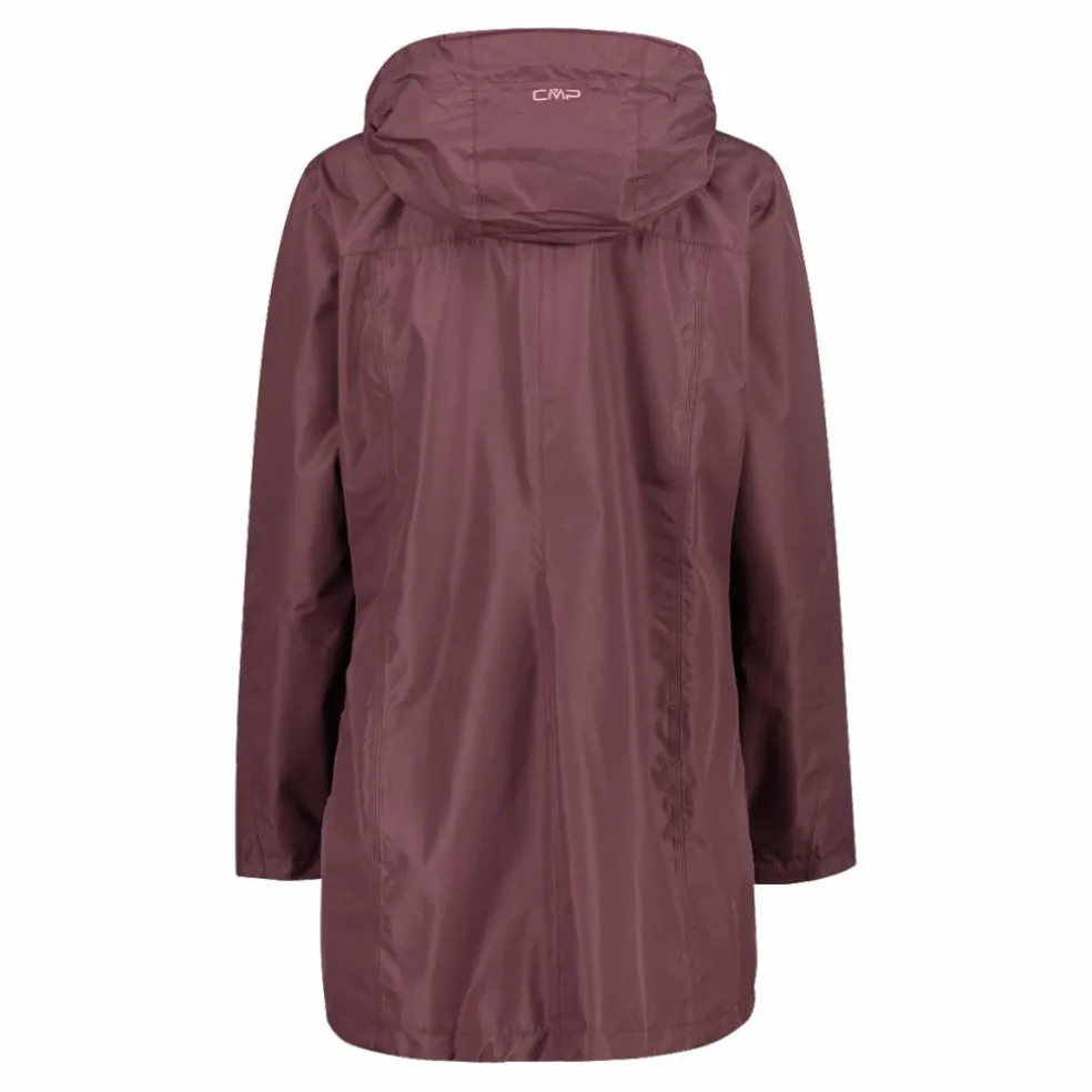 Giacca impermeabile lunga da donna in Ripstop