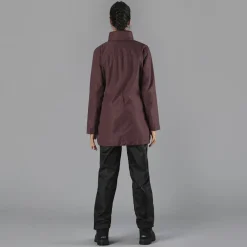 Giacca impermeabile lunga da donna in Ripstop