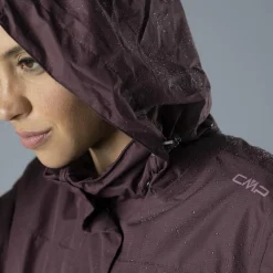 Giacca impermeabile lunga da donna in Ripstop