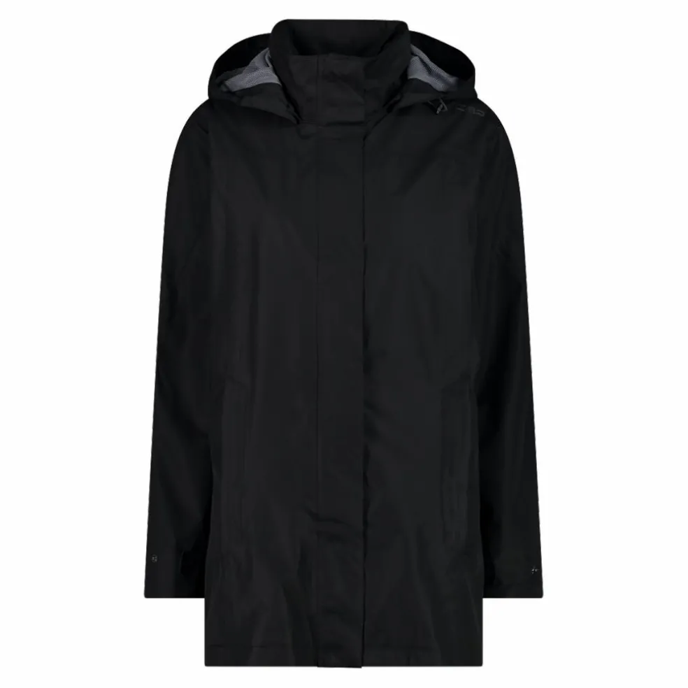 Giacca impermeabile lunga da donna in Ripstop