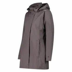 Giacca impermeabile lunga da donna in Ripstop