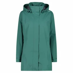 Giacca impermeabile lunga da donna in Ripstop