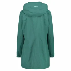 Giacca impermeabile lunga da donna in Ripstop