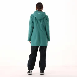 Giacca impermeabile lunga da donna in Ripstop