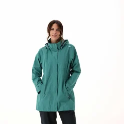 Giacca impermeabile lunga da donna in Ripstop