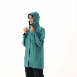 Giacca impermeabile lunga da donna in Ripstop