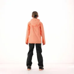 Giacca impermeabile ripiegabile da bambina in microfantasia