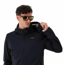 Giacca in Light Softshell con cappuccio staccabile da uomo