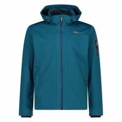 Giacca in Light Softshell con cappuccio staccabile da uomo