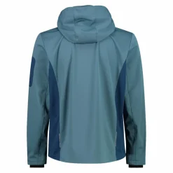 Giacca in Light Softshell con cappuccio staccabile da uomo
