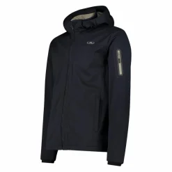 Giacca in Light Softshell con cappuccio staccabile da uomo