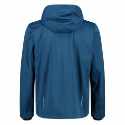 Giacca in Light Softshell con cappuccio staccabile da uomo