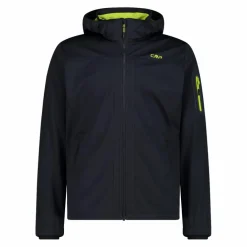 Giacca in Light Softshell con cappuccio staccabile da uomo