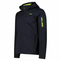 Giacca in Light Softshell con cappuccio staccabile da uomo