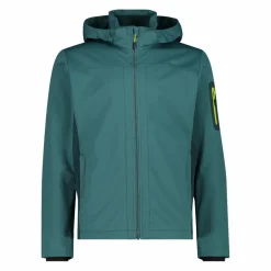 Giacca in Light Softshell con cappuccio staccabile da uomo