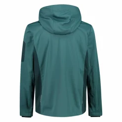 Giacca in Light Softshell con cappuccio staccabile da uomo