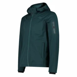 Giacca in Light Softshell con cappuccio staccabile da uomo
