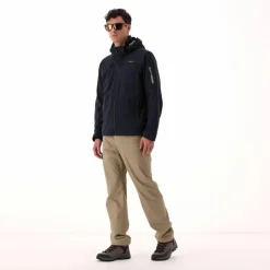 Giacca in Light Softshell con cappuccio staccabile da uomo