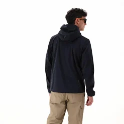 Giacca in Light Softshell con cappuccio staccabile da uomo