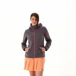 Giacca in Light Softshell con cappuccio staccabile