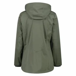 Giacca in Light Softshell con cappuccio staccabile da donna