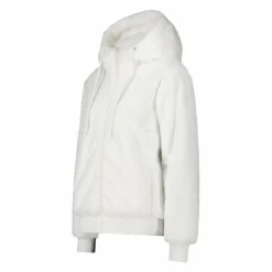 Giacca in pelliccetta da donna con cappuccio