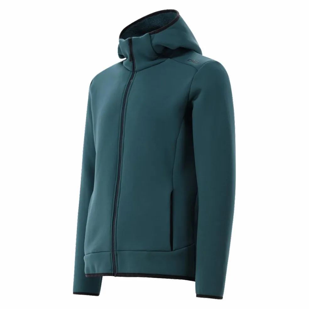 Giacca in pelliccetta Stretch Performance da uomo con cappuccio
