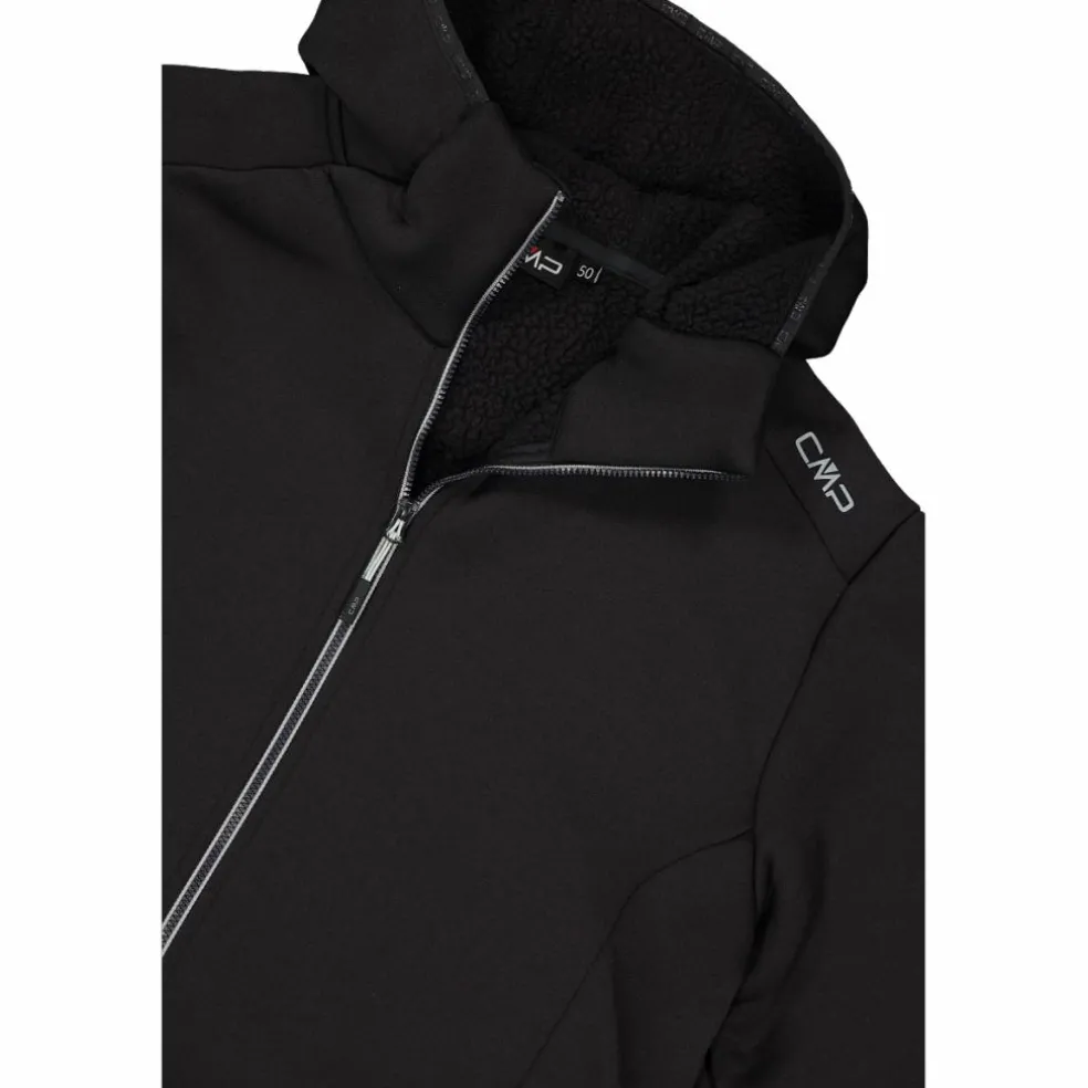 Giacca in pelliccetta Stretch Performance da uomo con cappuccio