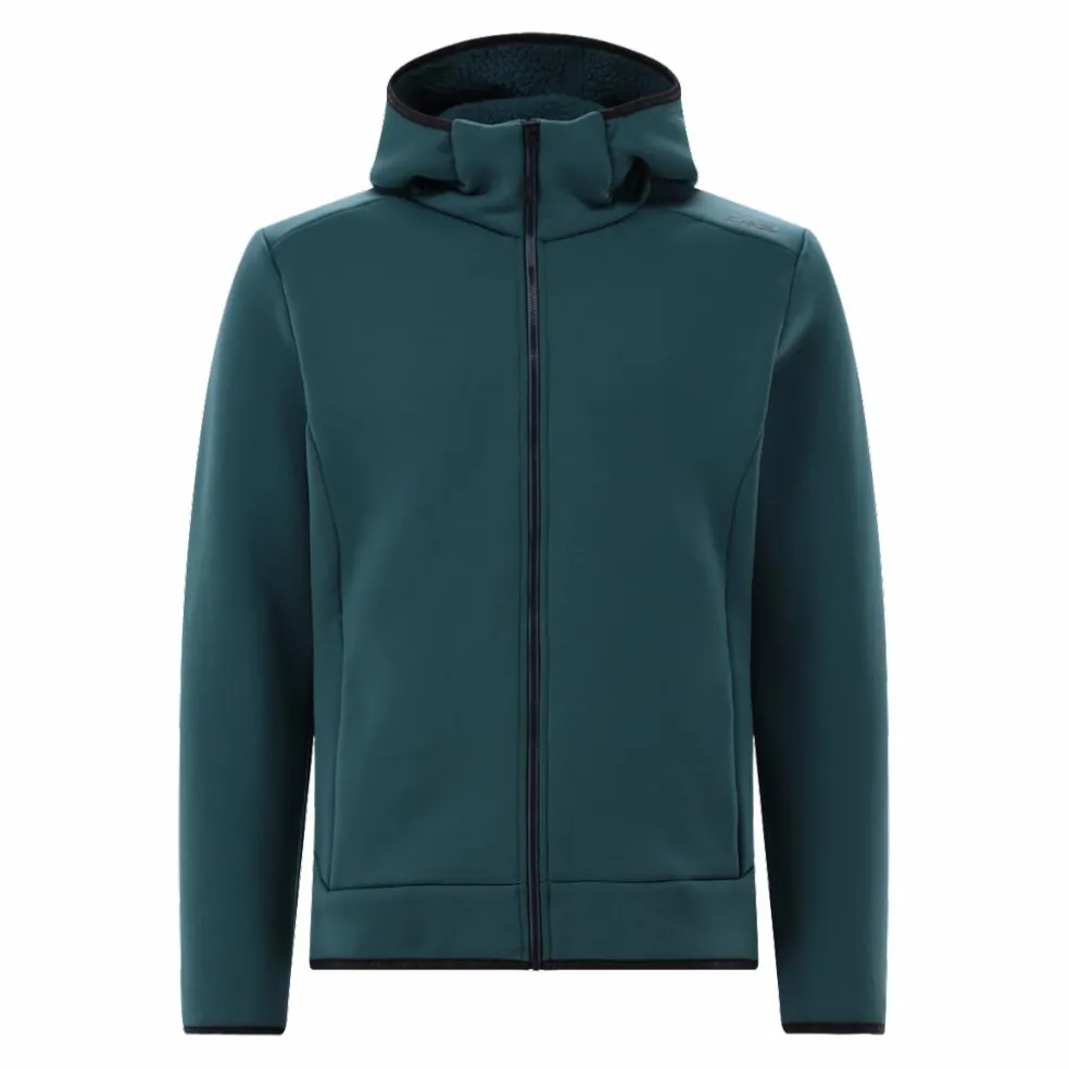 Giacca in pelliccetta Stretch Performance da uomo con cappuccio