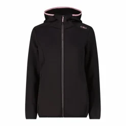 Giacca in pelliccetta Stretch Performance da donna con cappuccio
